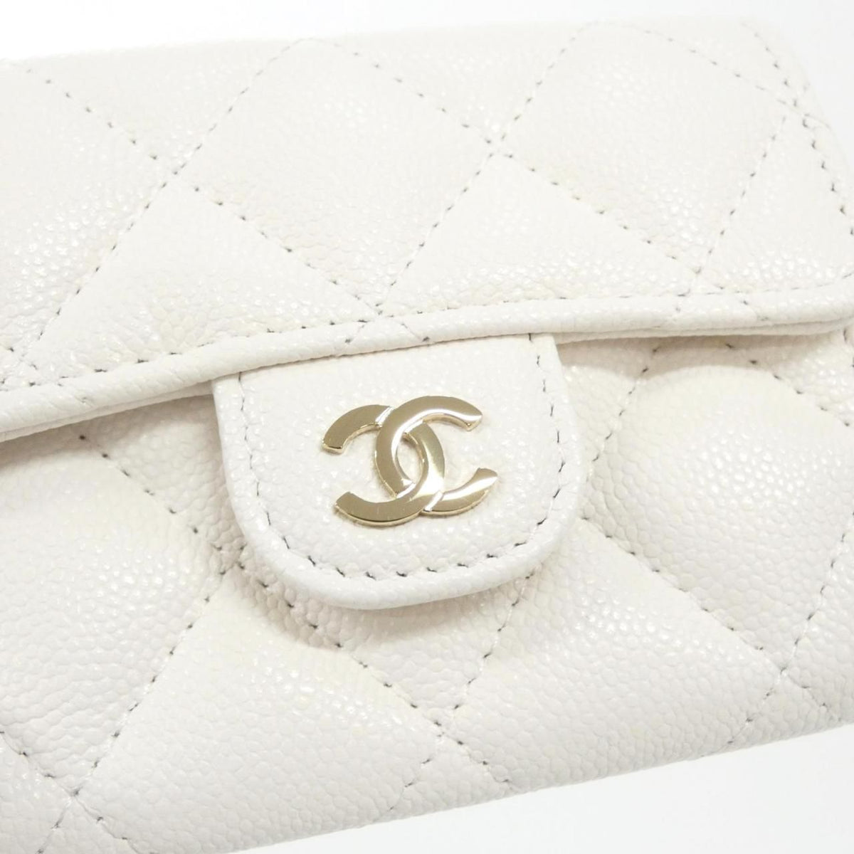Chanel Timeless Classic Caviar Skin Card Case