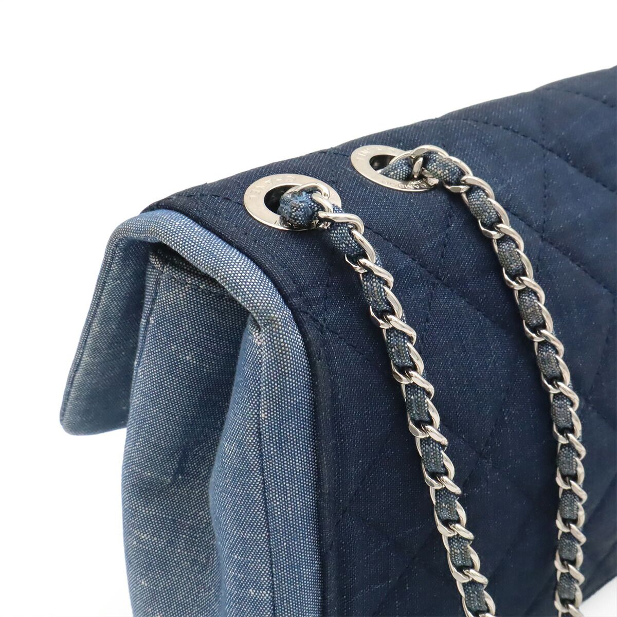 Chanel Matelasse Denim 2way Shoulder Bag