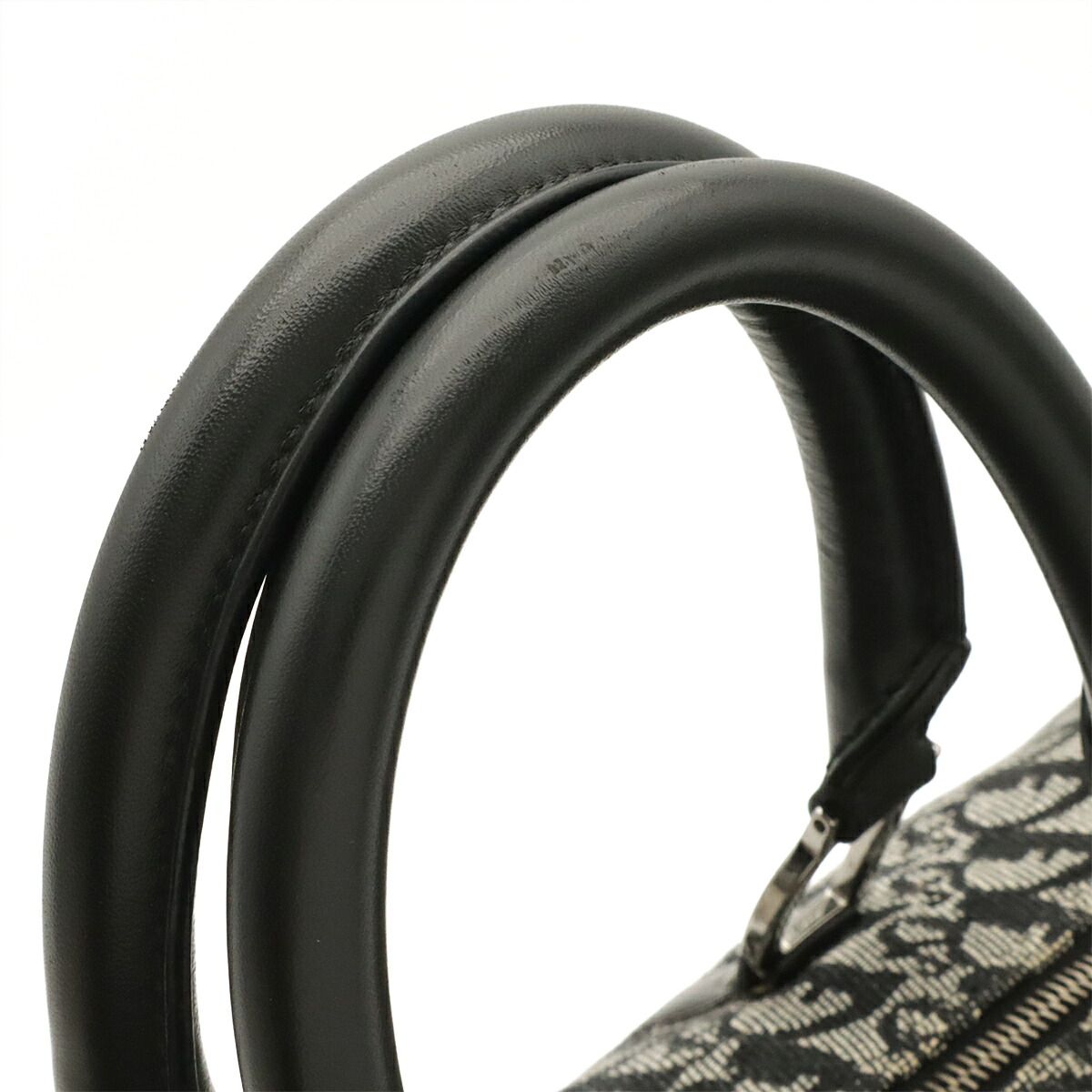 Christian Dior Trotter Jacquard Canvas Boston Bag