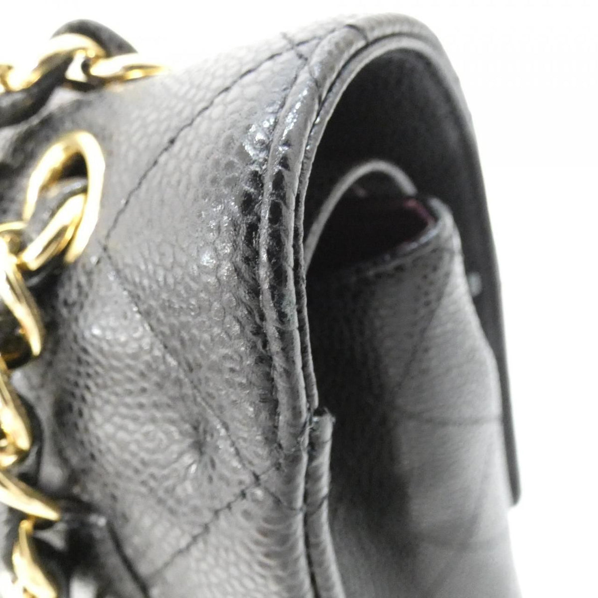 Chanel Grained Calfskin Shoulder Bag