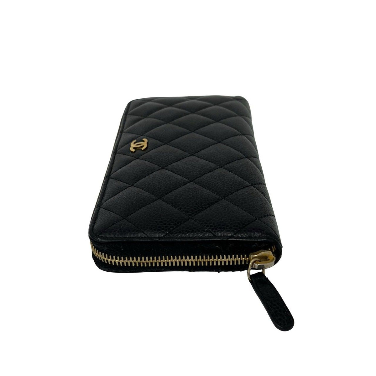 Chanel Matelasse Caviar Leather Long Wallet