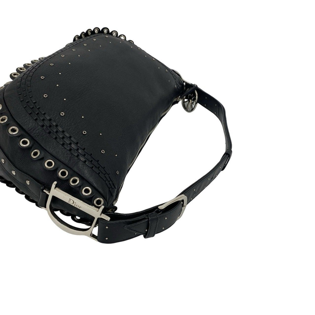 Christian Dior Peace & Love Leather Shoulder Bag