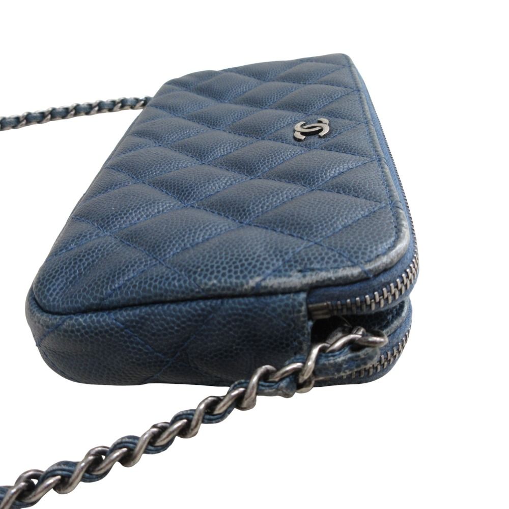 Chanel Matelass Caviar Skin 2way Chain Wallet