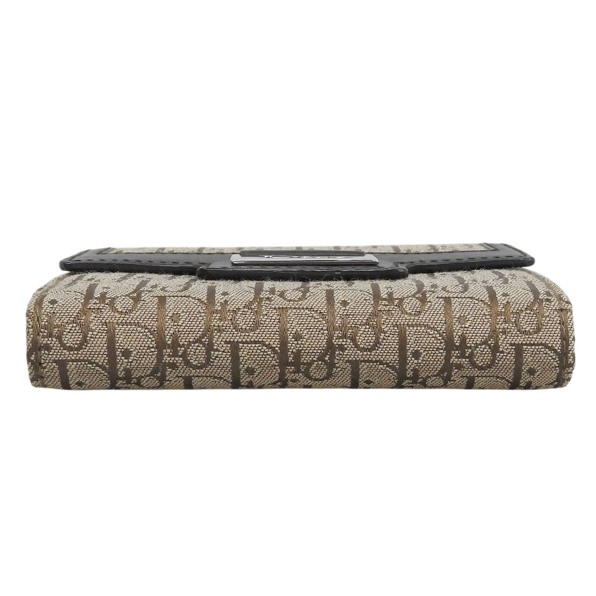 Christian Dior Canvas Leather Wallet