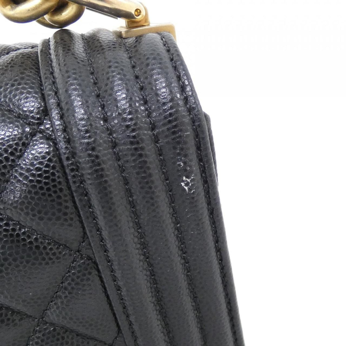 Chanel Boy Chanel Grained Calf Shoulder Bag