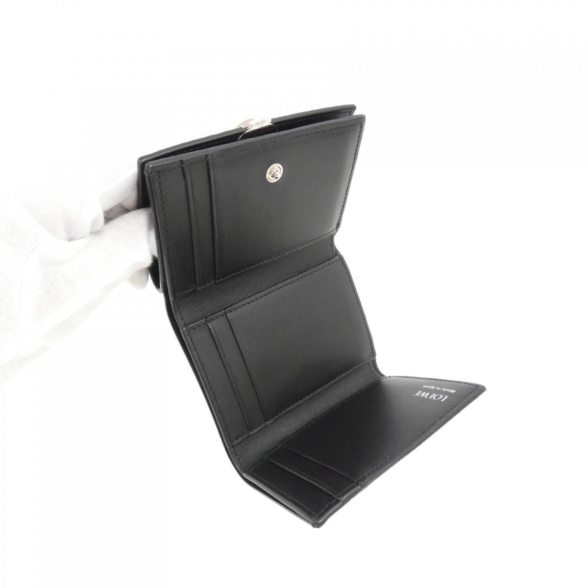 Loewe PEBBLE TRIFOLD WALLET Calf Wallet
