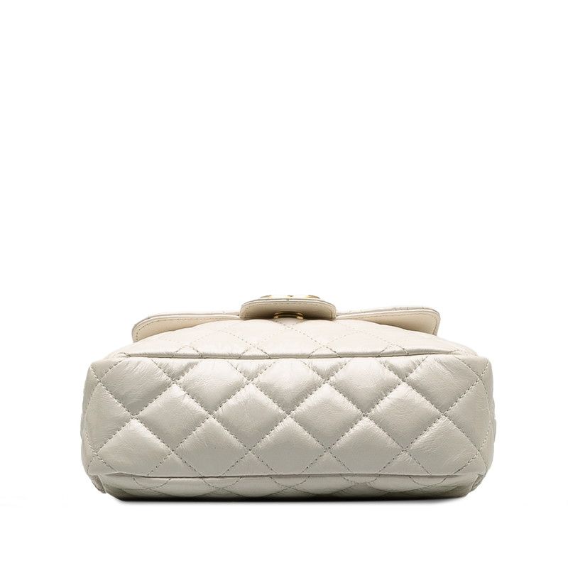 Chanel Matelasse Coco Mark Leather Shoulder Bag
