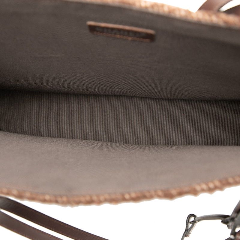 Chanel Logo Shearling Leather 2way Bag