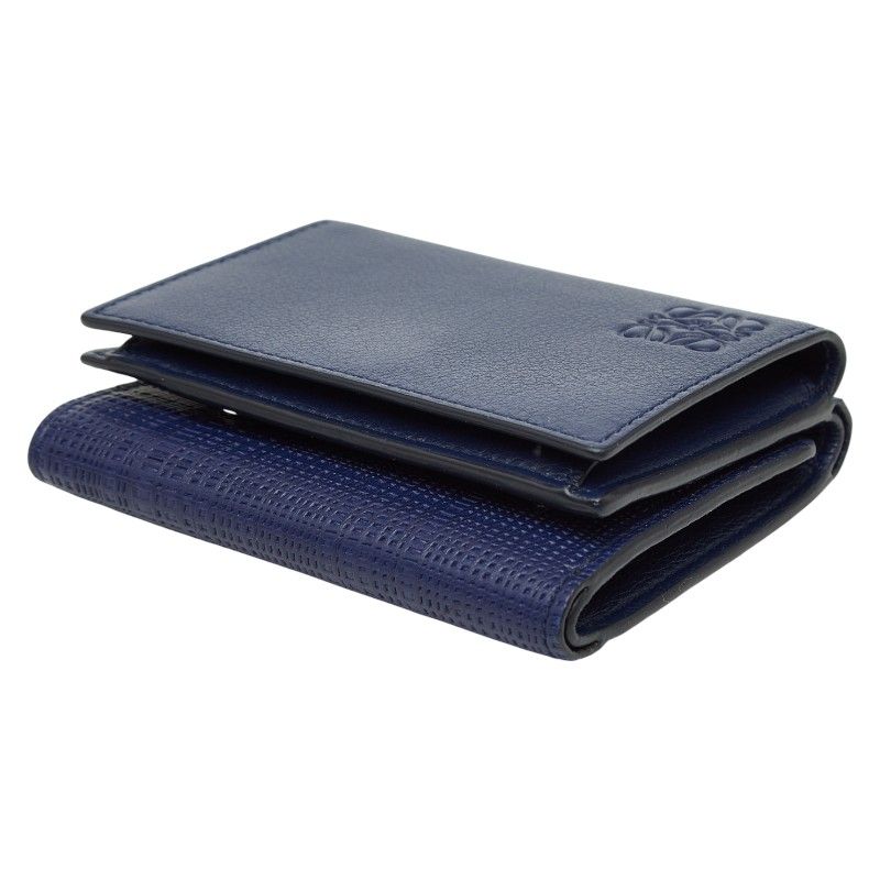 Loewe Linen Leather Trifold Wallet