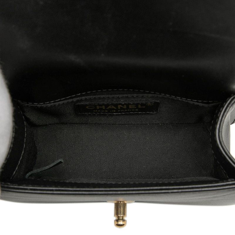 Chanel Boy Chanel Matelasse Lambskin Shoulder Bag