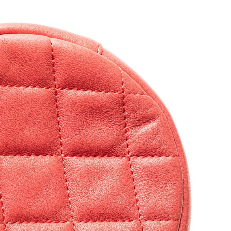 Chanel Coco Mark Matelasse Camellia Heart Lambskin Chain Shoulder Bag