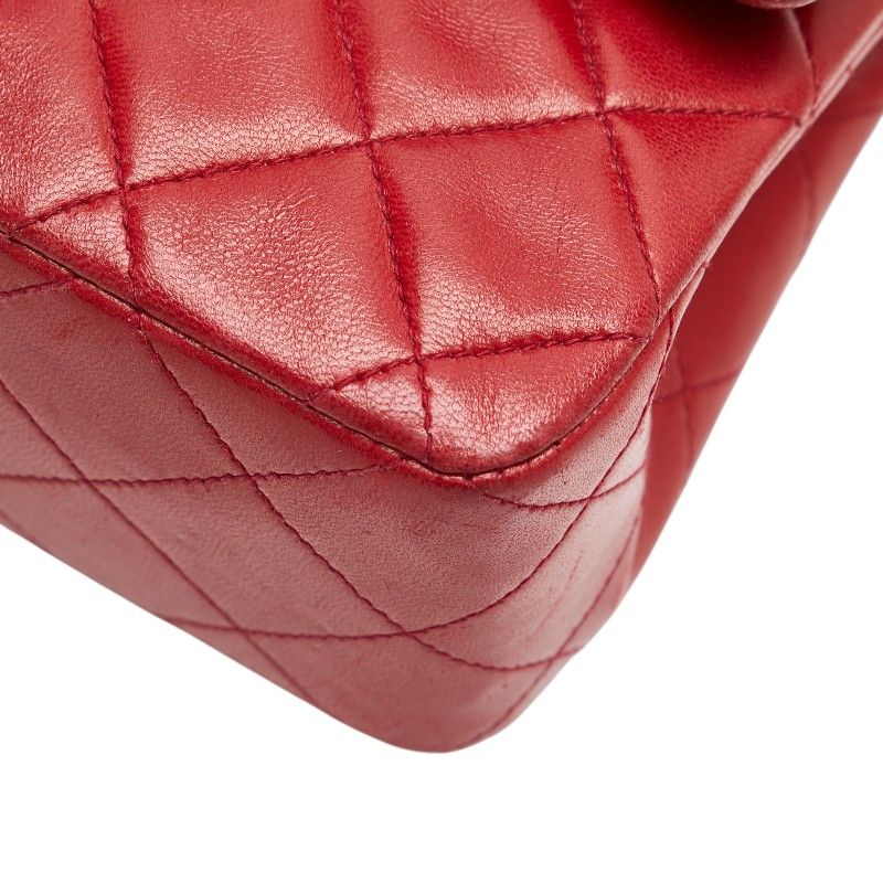 Chanel Matelasse 23 Double Flap Lambskin Shoulder Bag