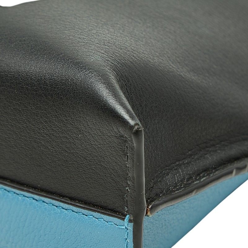 Loewe Anagram T Pouch Leather Clutch Bag