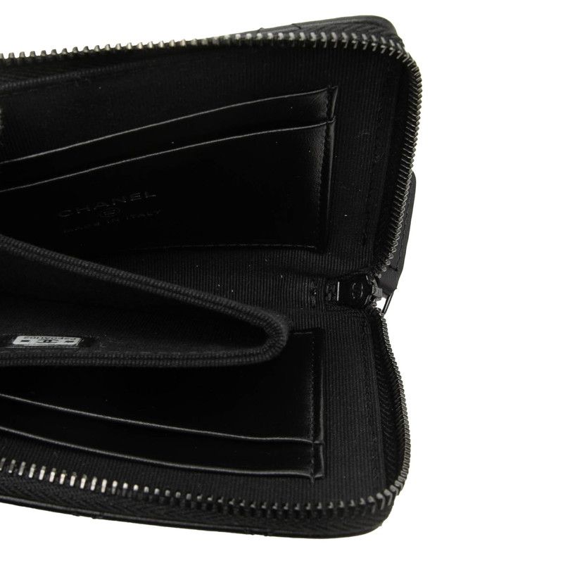 Chanel Coco Mark Matelasse Leather Coin Case
