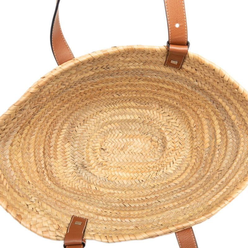 Loewe Anagram Raffia Handbag