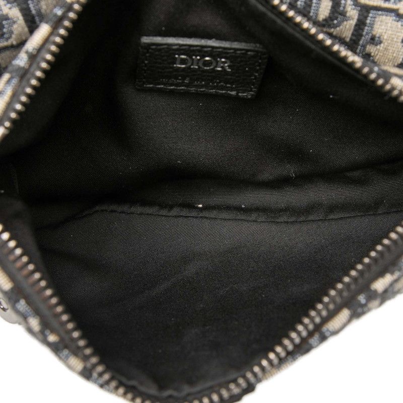 Dior Oblique Saddle Canvas Leather Waist Bag