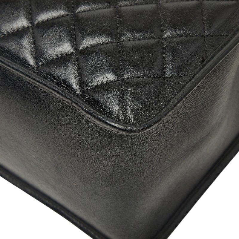 Chanel Matelasse Coco Mark Leather Tote Bag