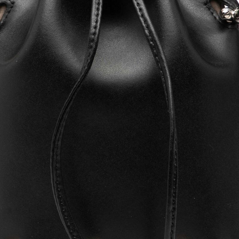 FENDI Mini Mon Tresor Leather Bucket Bag