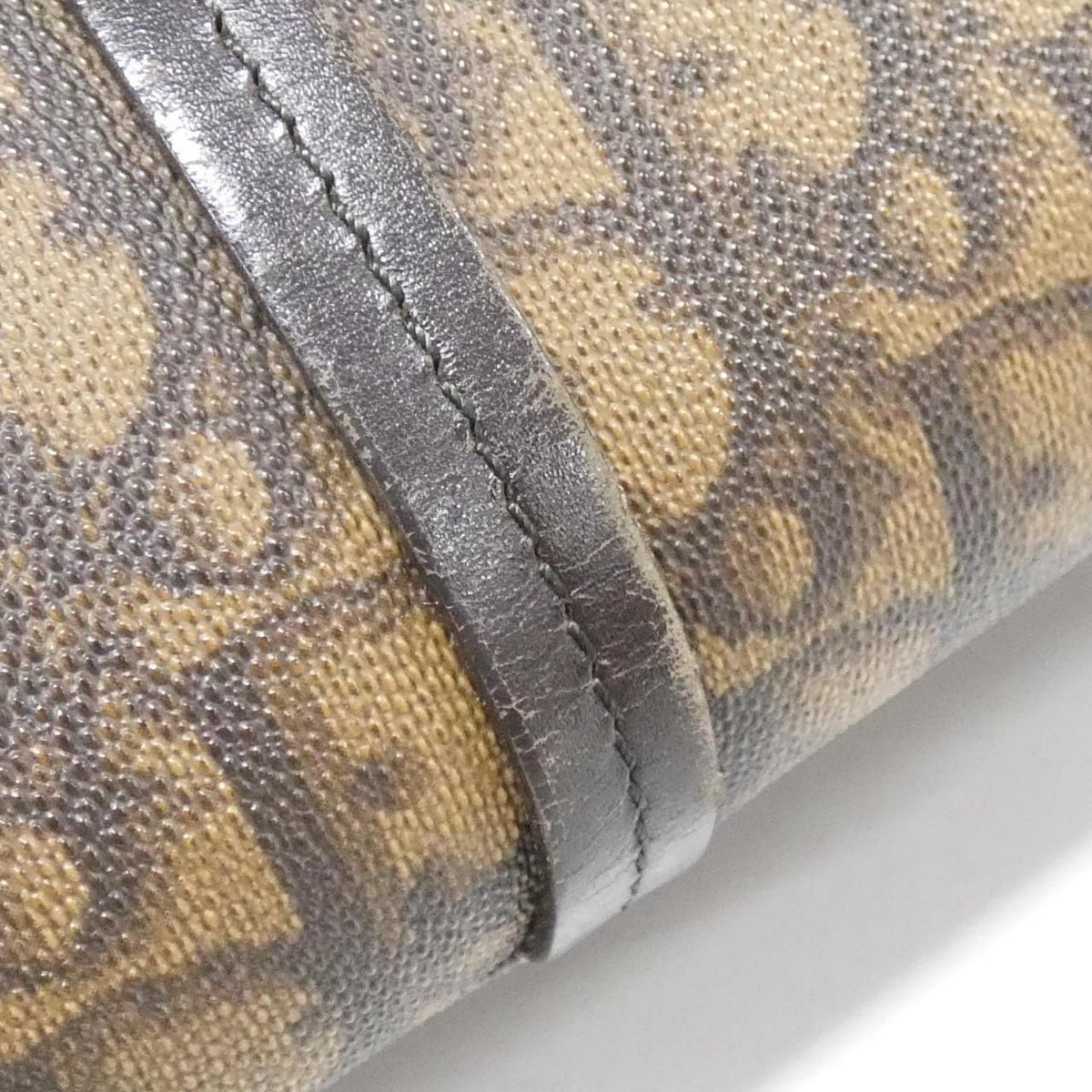 Christian Dior Coated Canvas Handbag