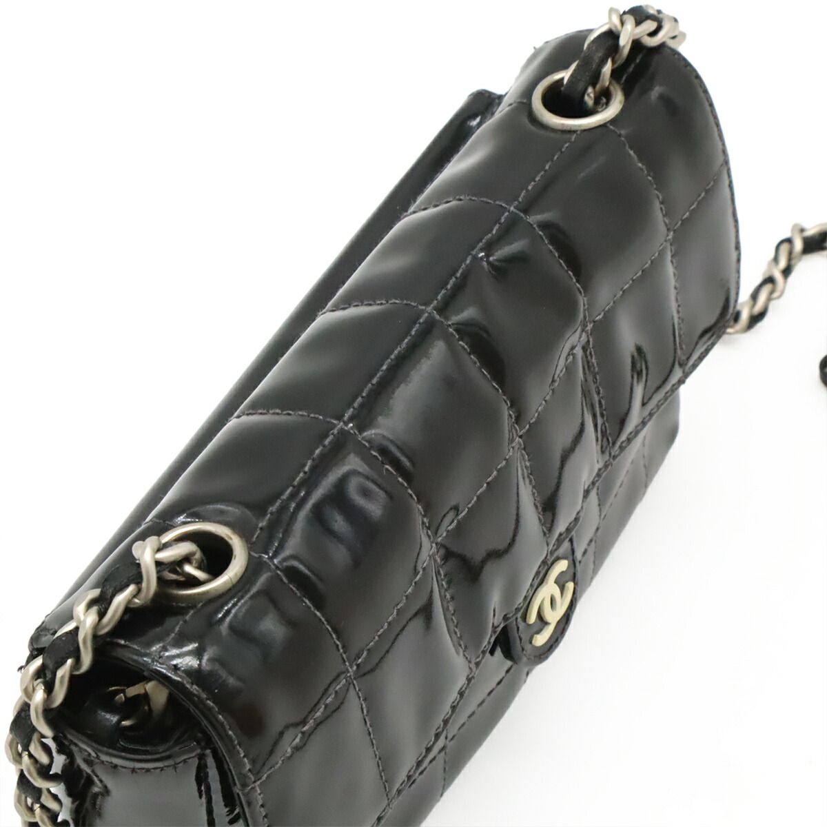 Chanel 2.55 Patent Leather 2way Waist Bag