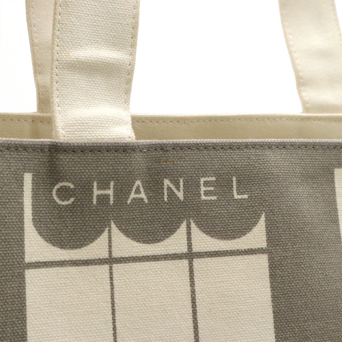 Chanel Mademoiselle Canvas Tote Bag