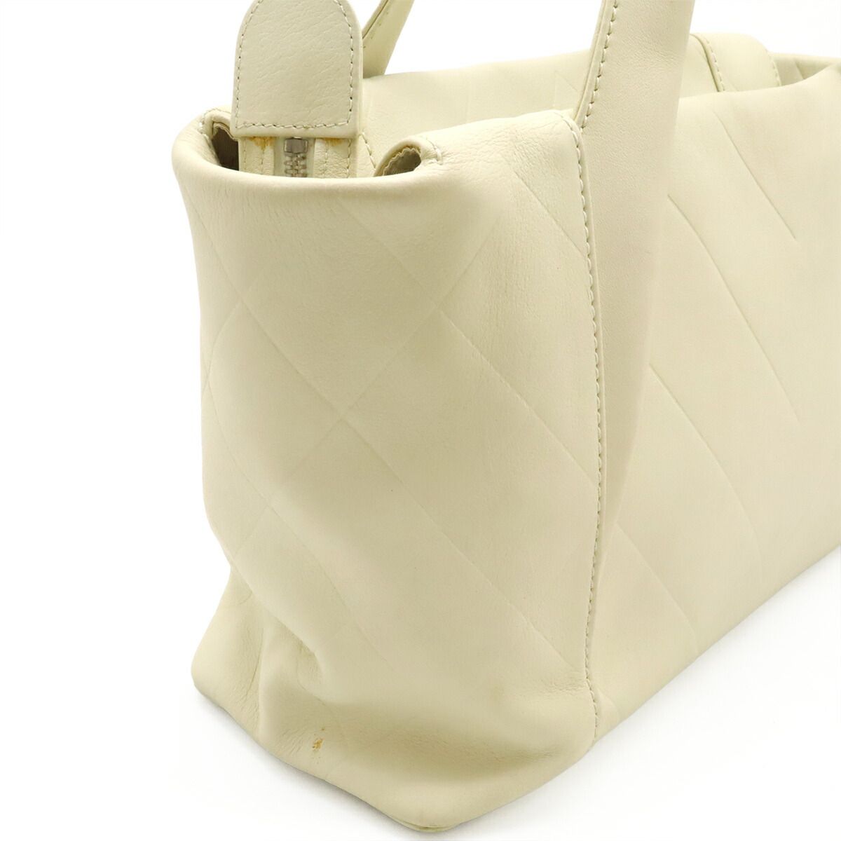 Chanel V Stitch Leather Tote Bag