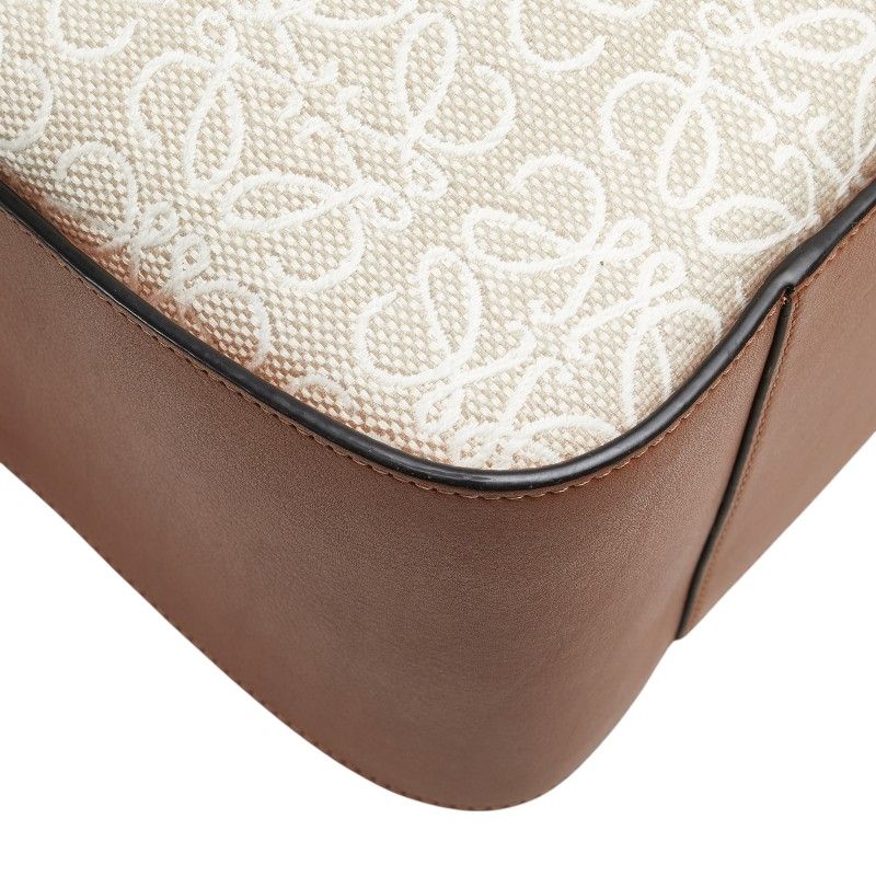 Loewe Hammock Small Repeat Anagram Canvas Leather 2way Bag