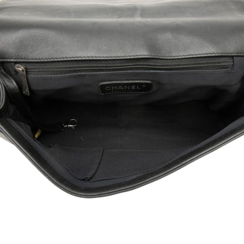 CHANEL Boy Chanel Matelasse Lambskin Shoulder Bag