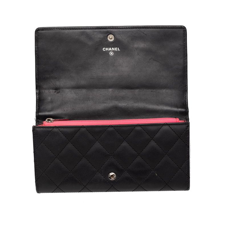 Chanel Cambon Leather Long Wallet