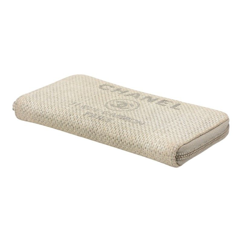 Chanel Deauville Tweed Long Wallet
