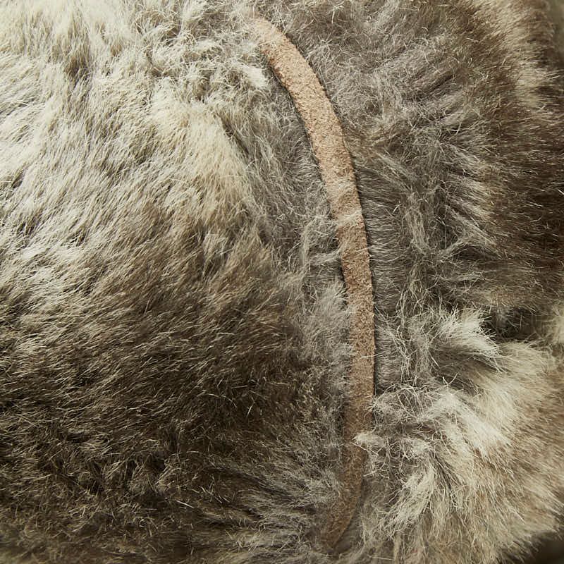 Fendi Zucca Fur Suede Backpack