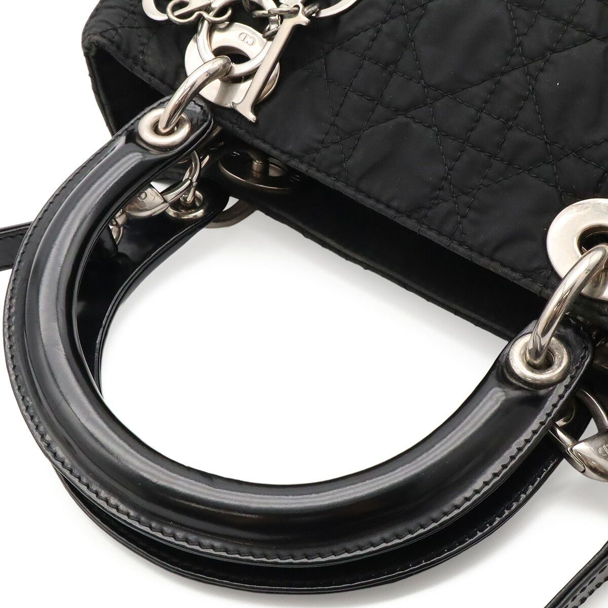Christian Dior Lady Dior Nylon Handbag