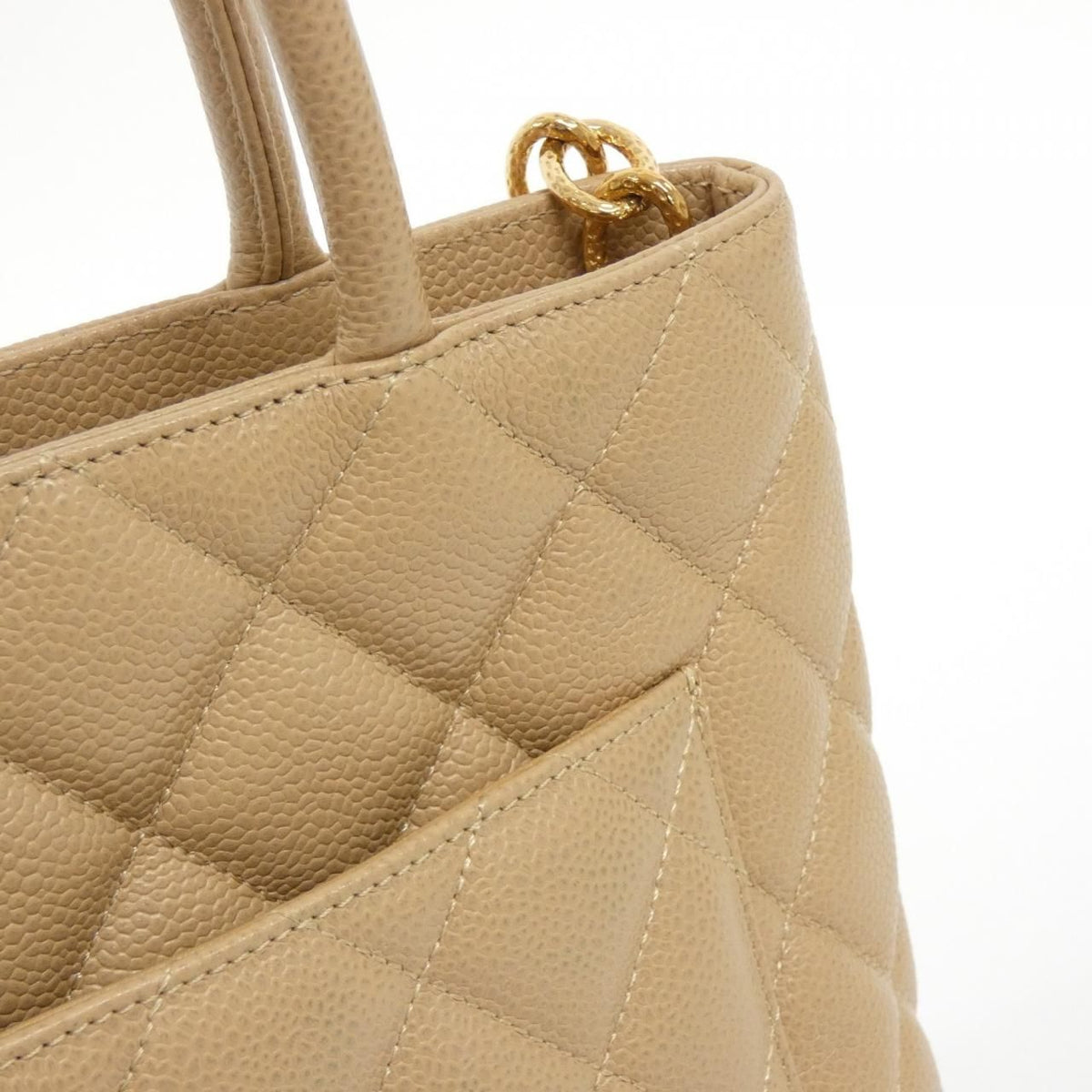 Chanel Grained Calfskin Handbag