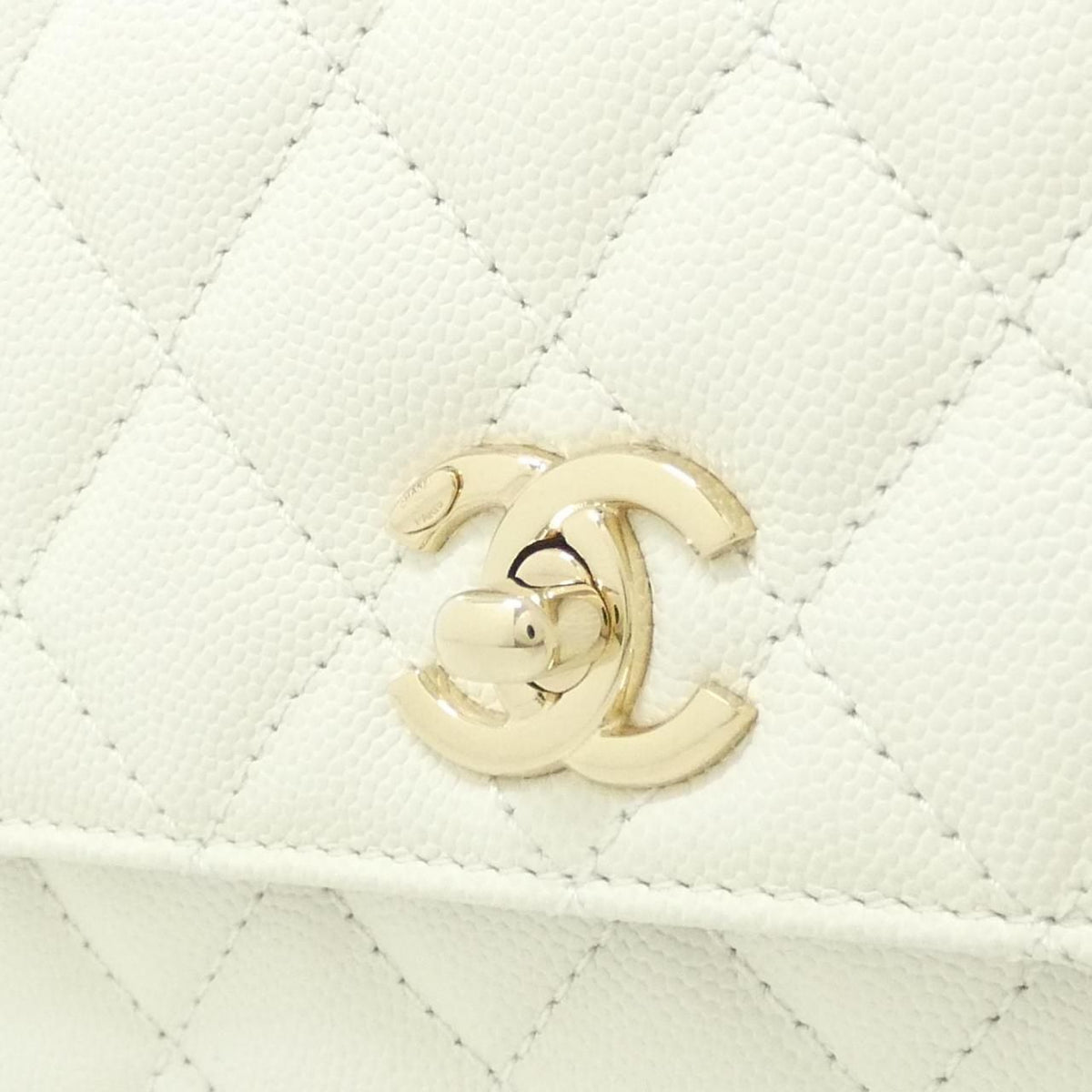 Chanel Coco Handle Caviar Skin Handbag