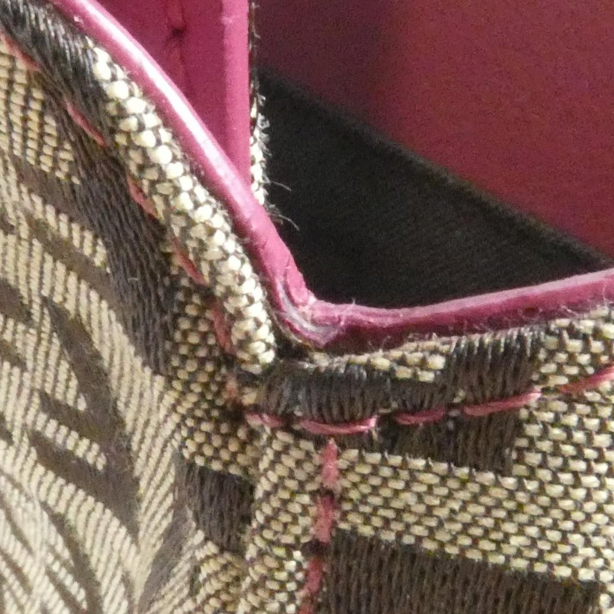 Fendi Canvas Shoulder Bag