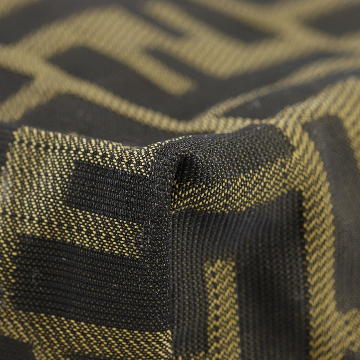 Fendi Zucca Fabric Boston Bag