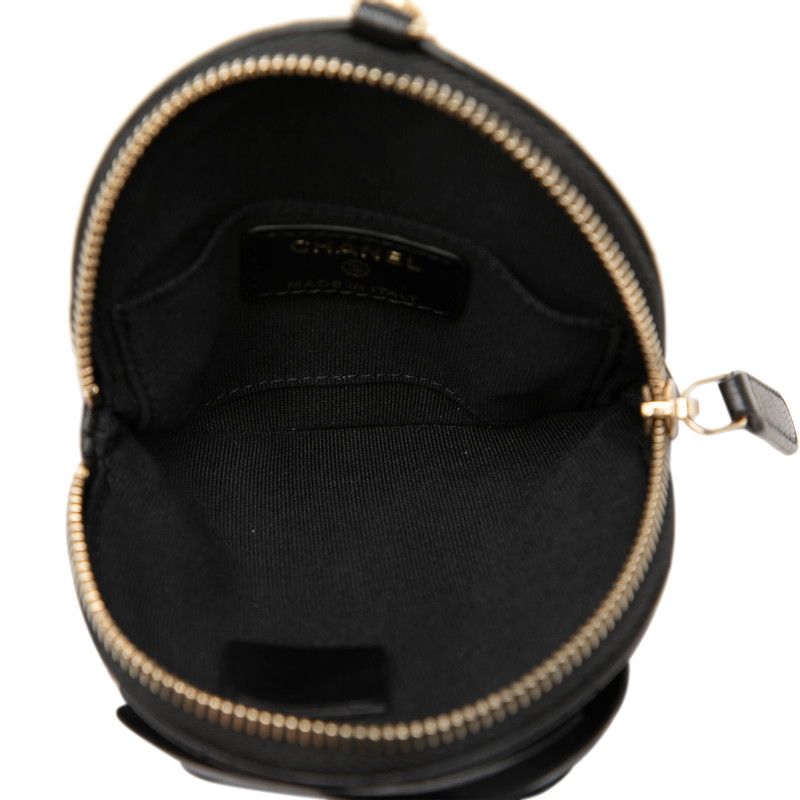 Chanel Camelia Matelasse Lambskin Coin Case