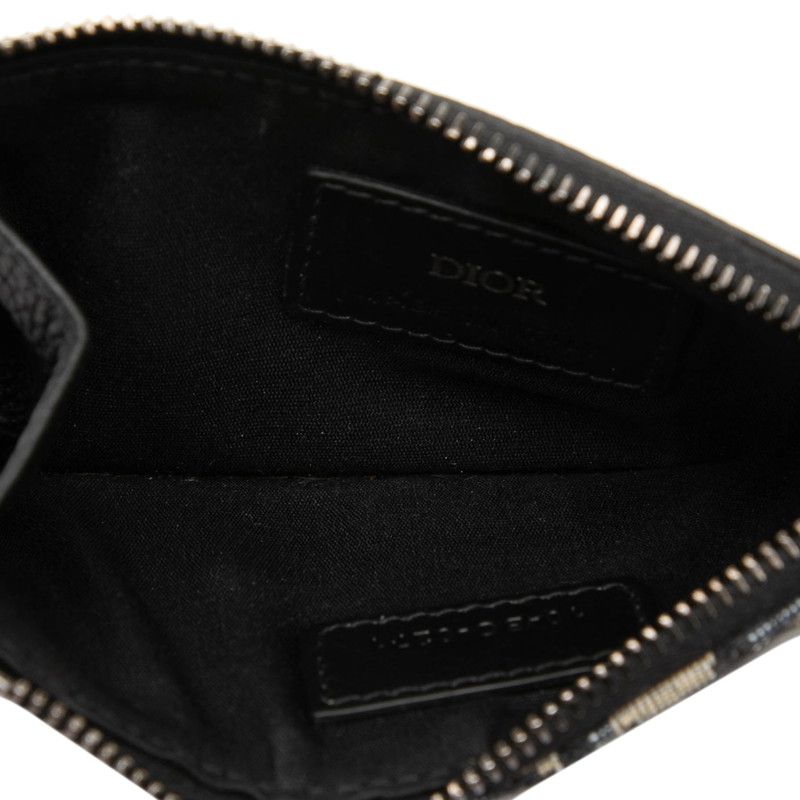 Dior Oblique Jacquard Card Coin Case