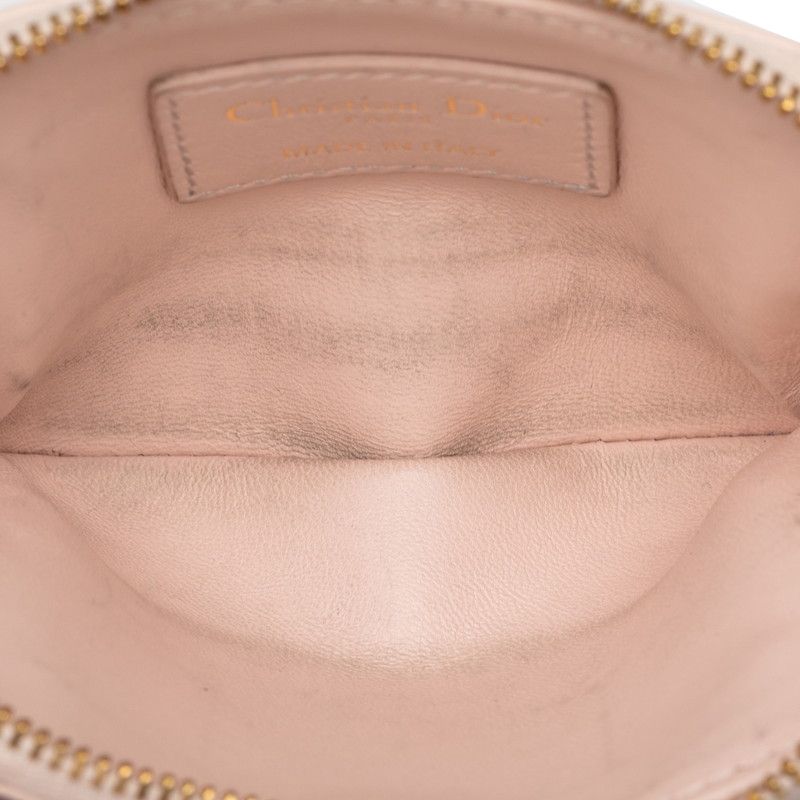 Dior Cannage Caro Lambskin Coin Case