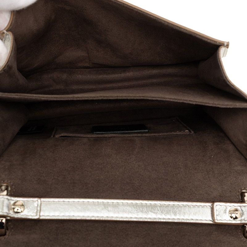 FENDI Kan I Mini Leather Chain Shoulder Bag
