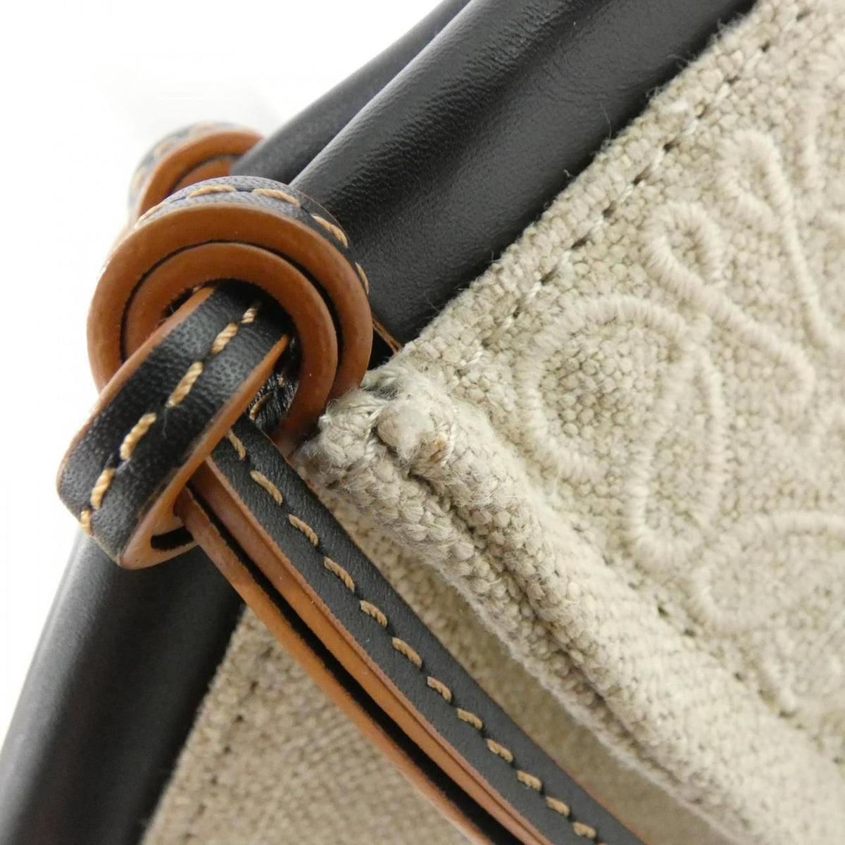 Loewe Cushion Tote Small Linen Calf Tote Bag