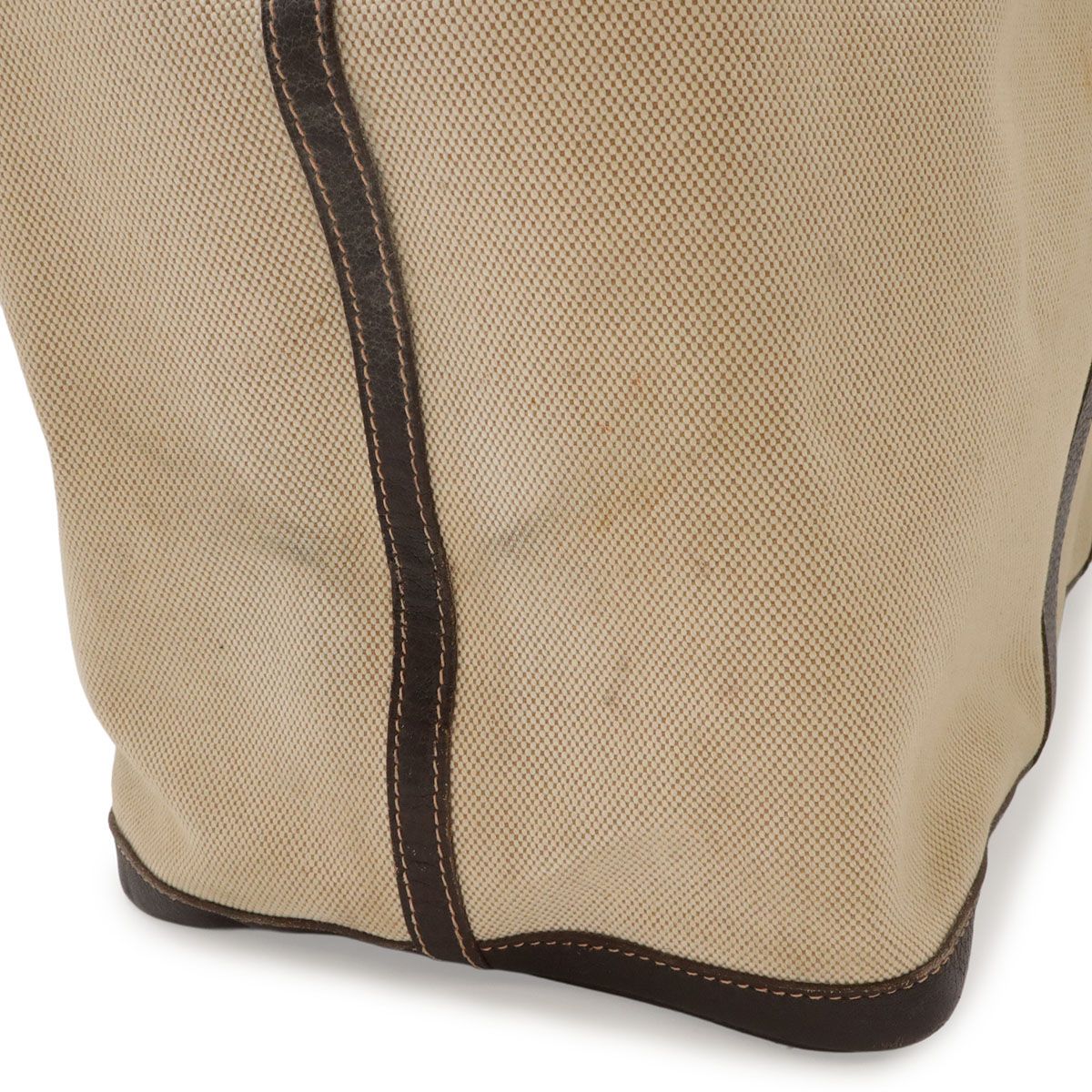 Hermes Garden Party43 Toile H Leather Tote Bag