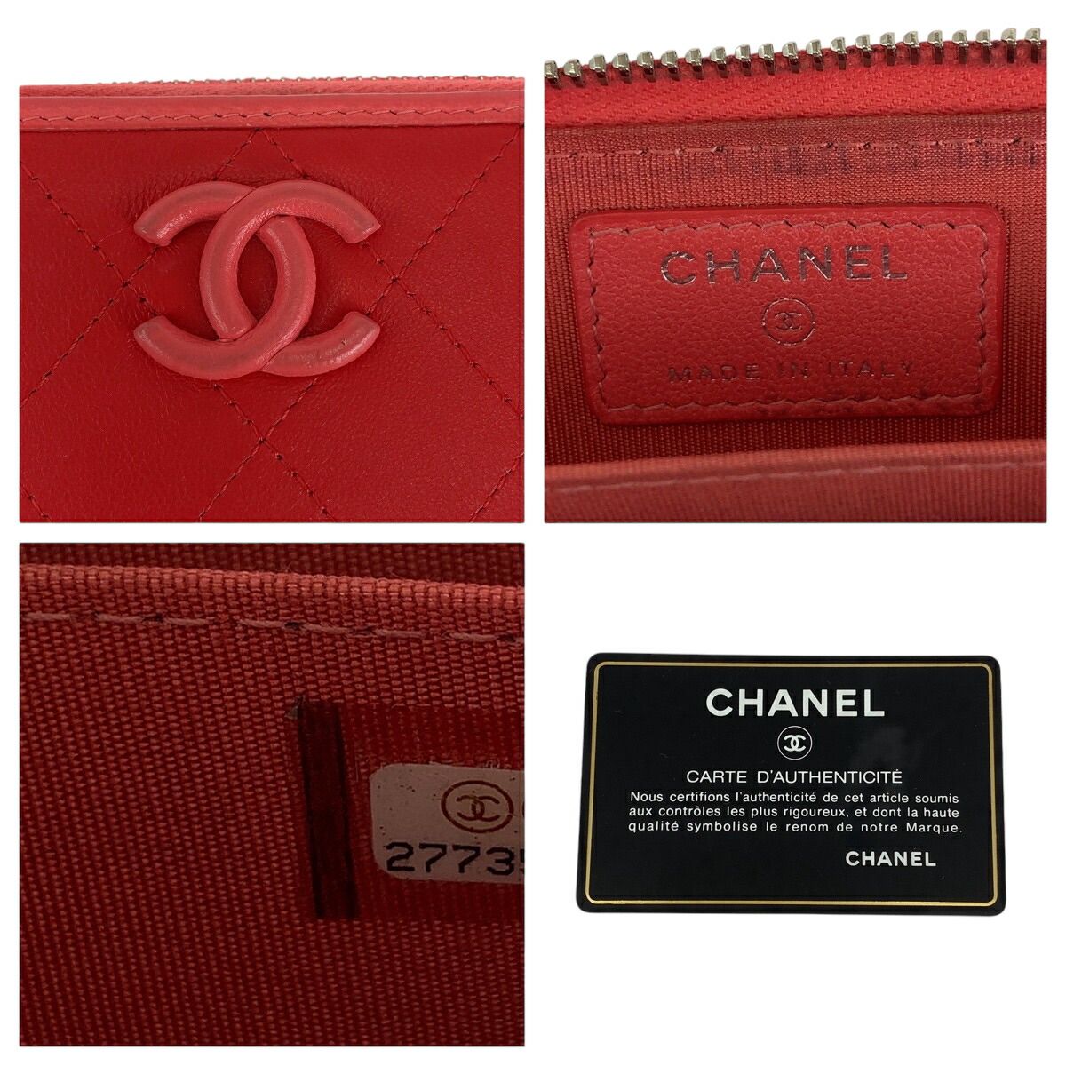 Chanel Lambskin Compact Wallet