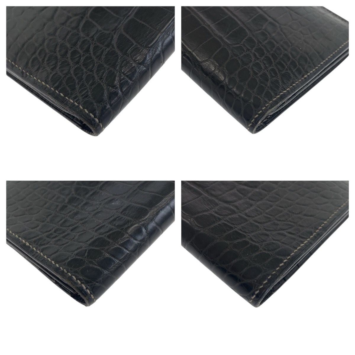 Herm�s MC2 Fleming Alligator Long Wallet