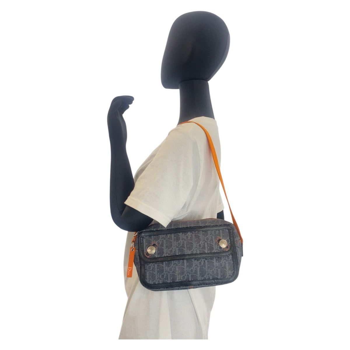 Dior Trotter Flight Line Canvas Shoulder Bag