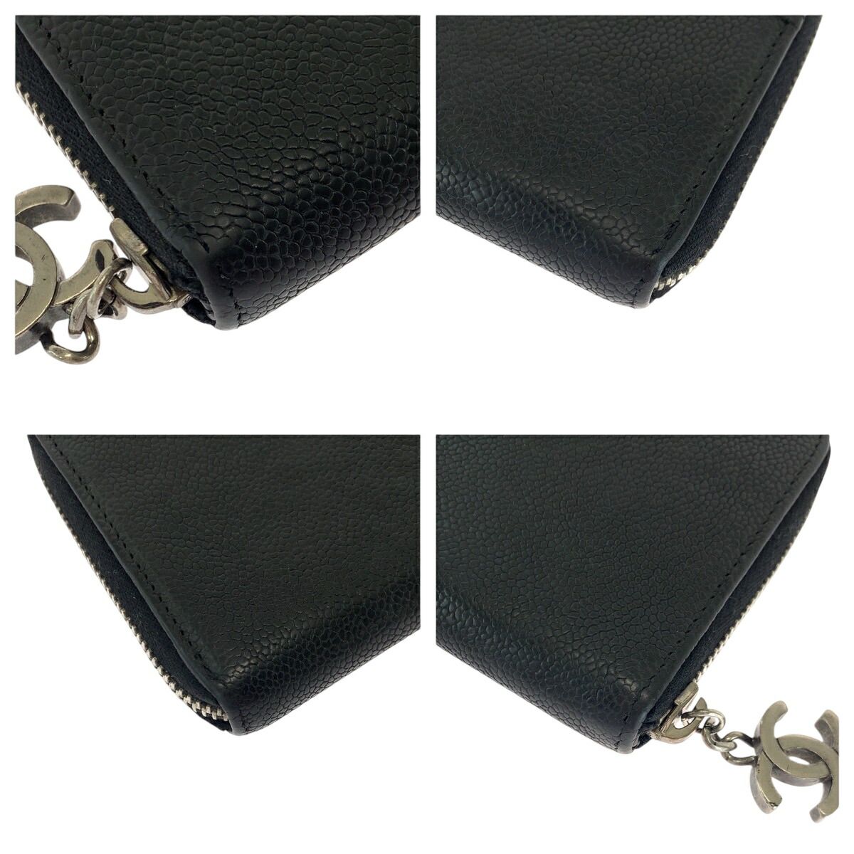 Chanel Caviar Leather Long Wallet