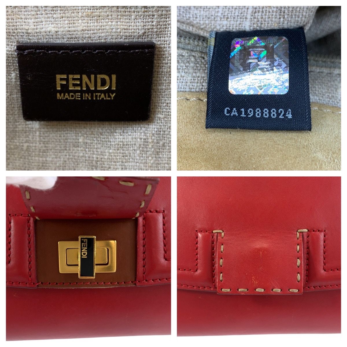 Fendi Pequin Silvana 2way bag