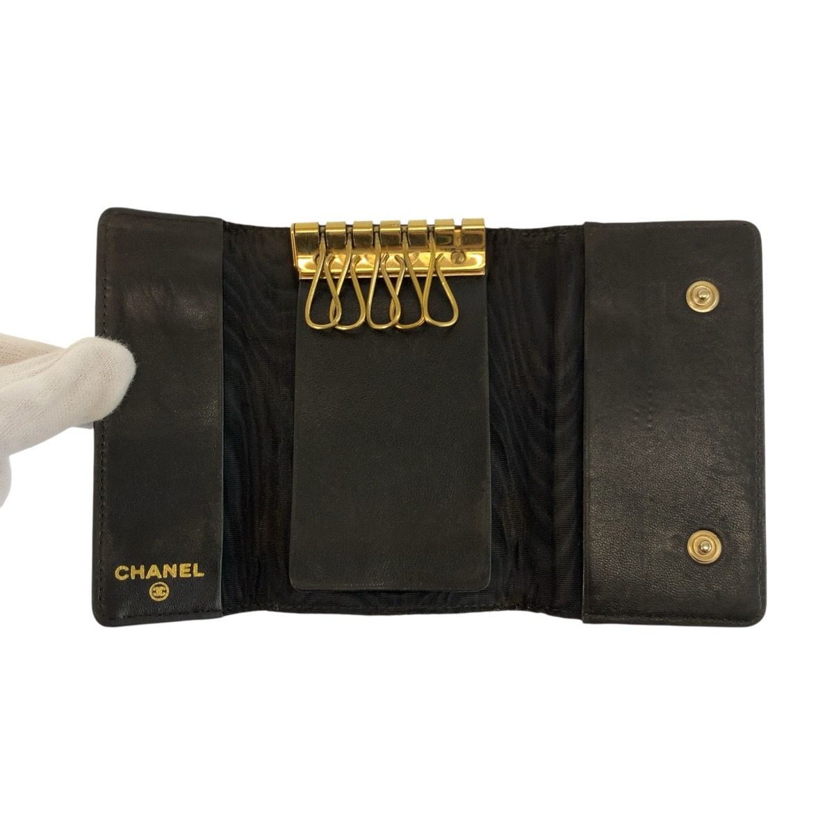 Chanel Leather Key Case