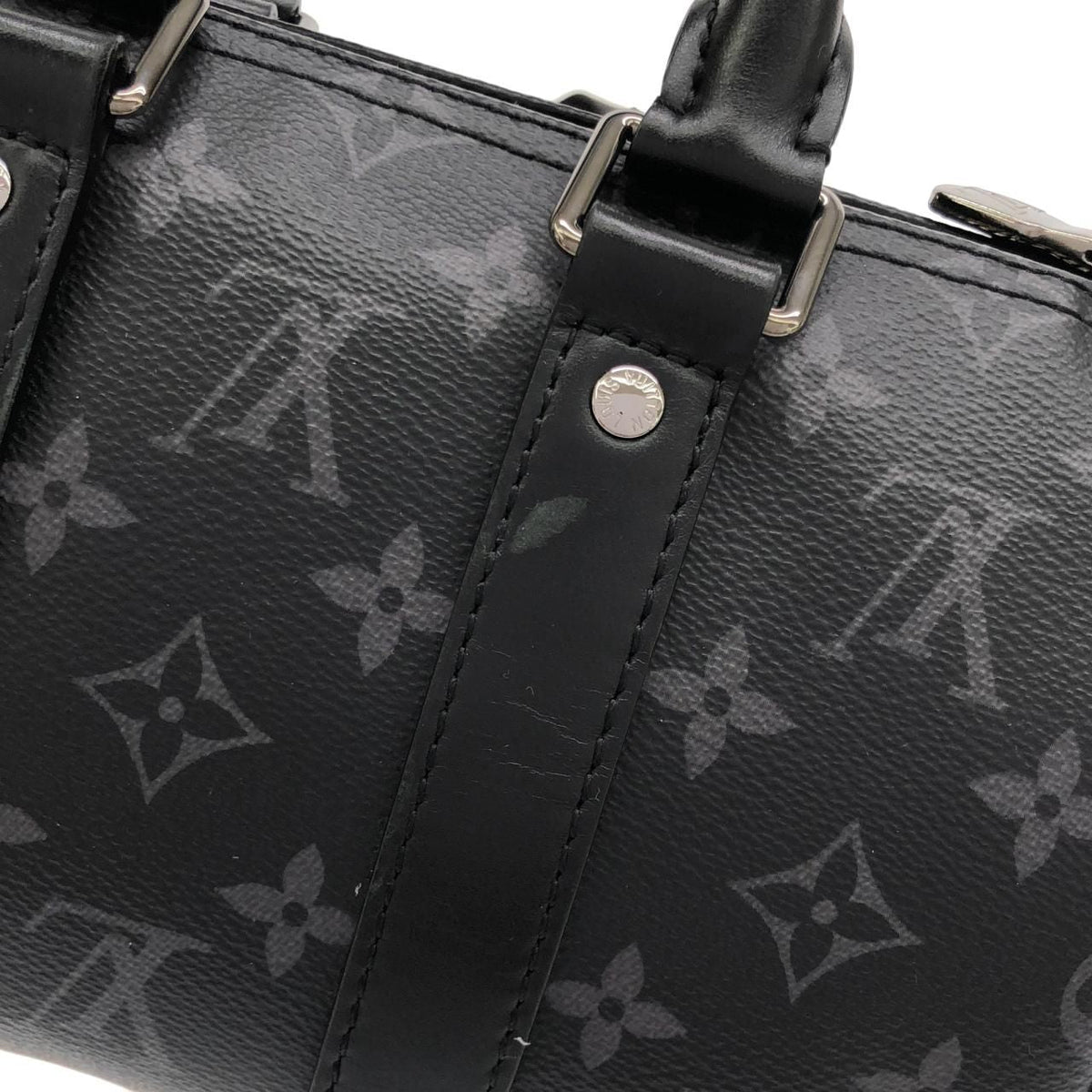 Louis Vuitton Monogram Eclipse Reverse Boston Bag
