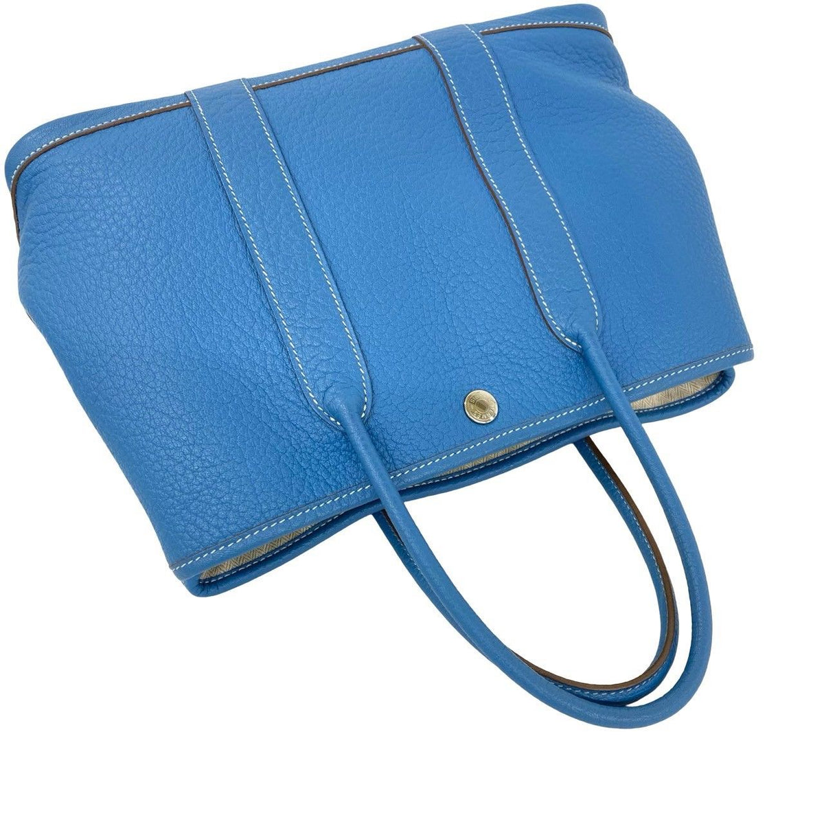 Hermes Garden Party TPM Leather Handbag